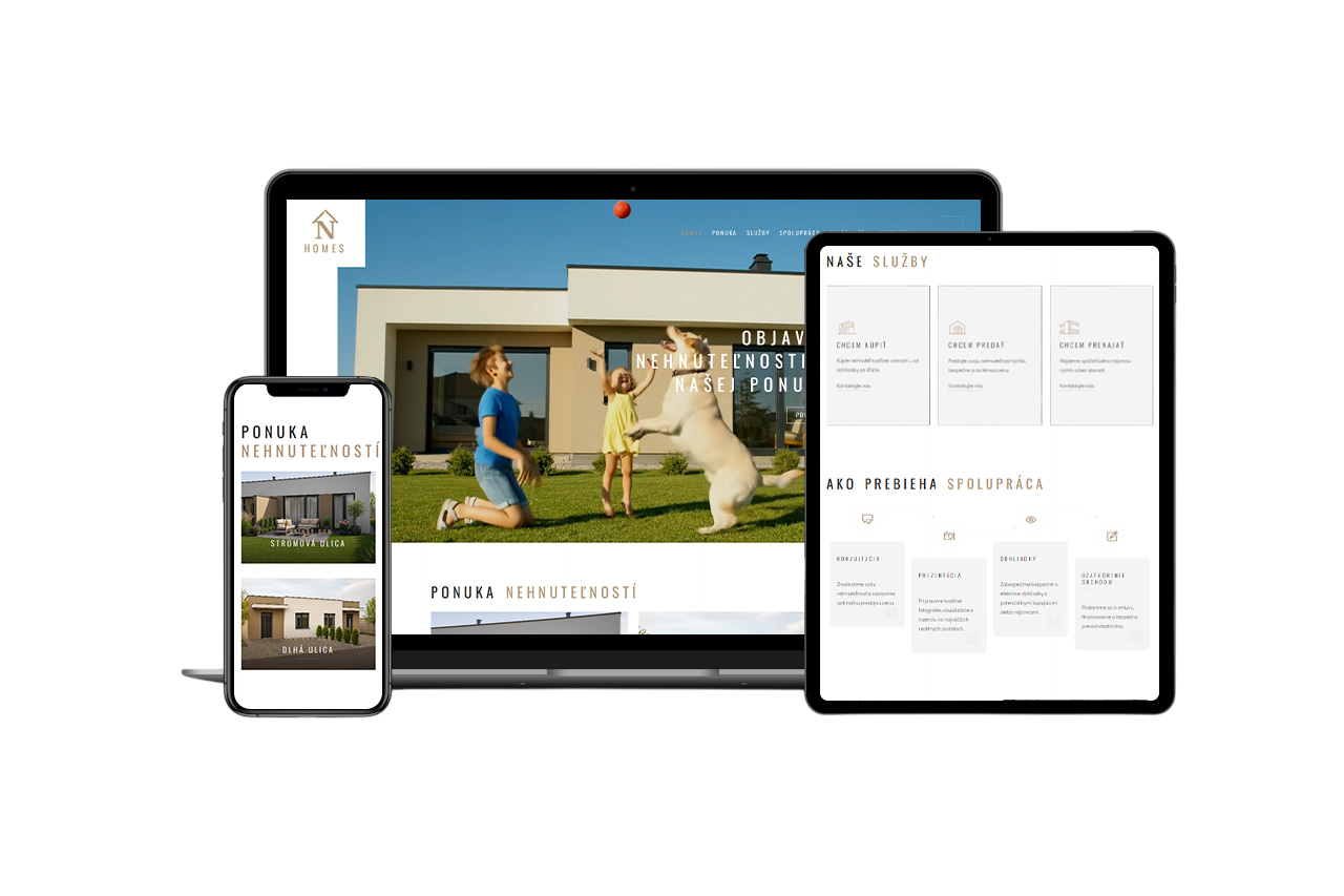 NHomes mockup